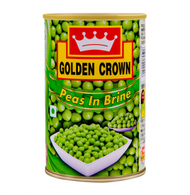 Golden Crown Peas In Brine   Tin  400 grams
